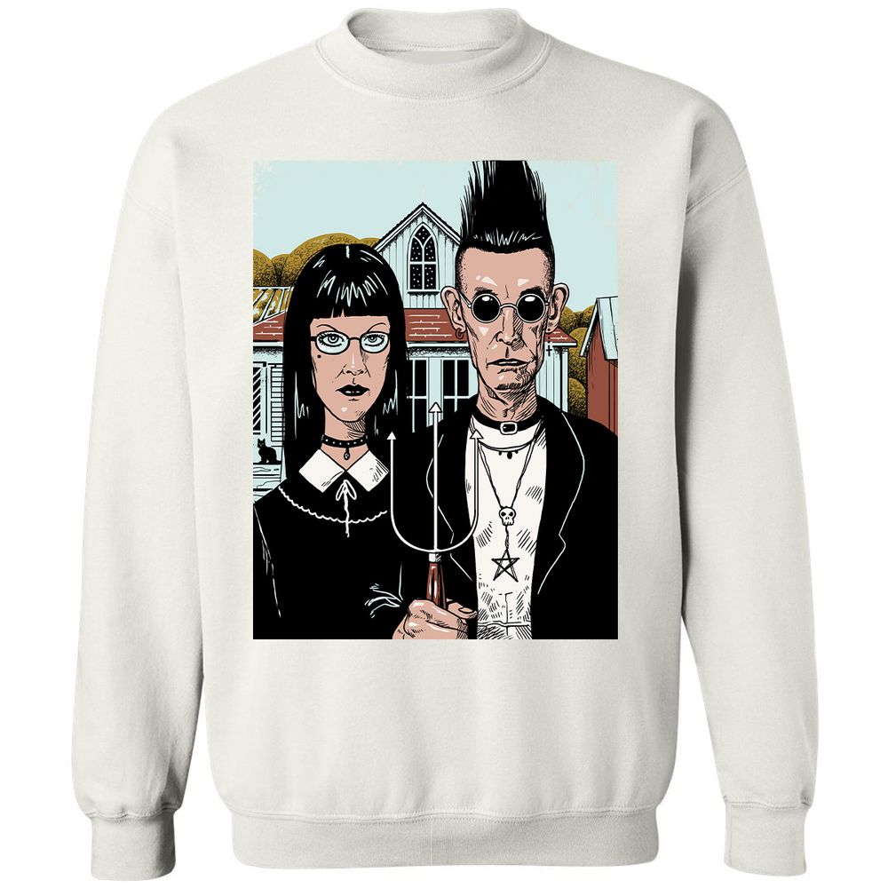 Classic Unisex Sweatshirt - MHW7PTVK - White - 12