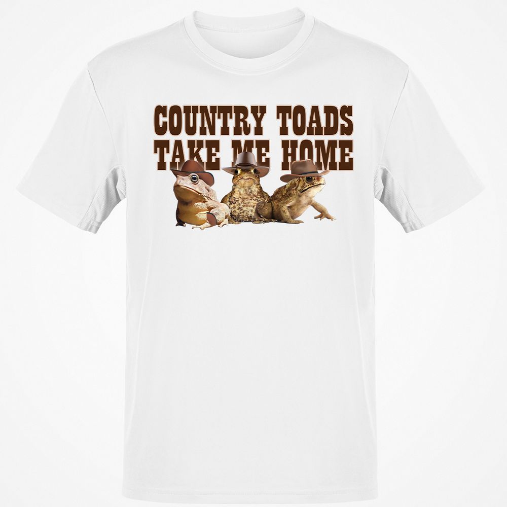 Country Toads Take Me Home - White - 12