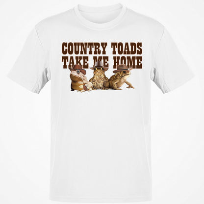 Country Toads Take Me Home - White - 12