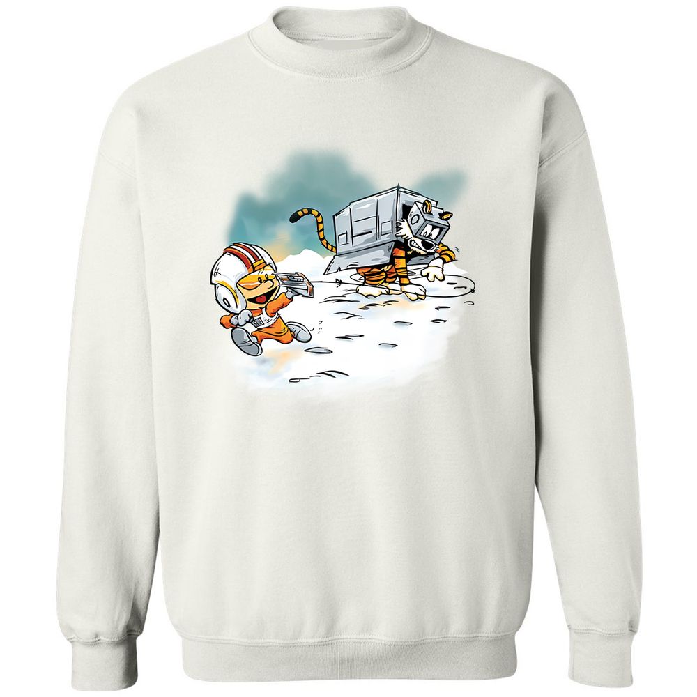 Classic Unisex Sweatshirt - B6JWFV44 - White - 12