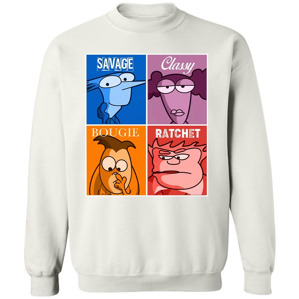 Classic Unisex Sweatshirt - 6NSDXMZ8 - White - 12