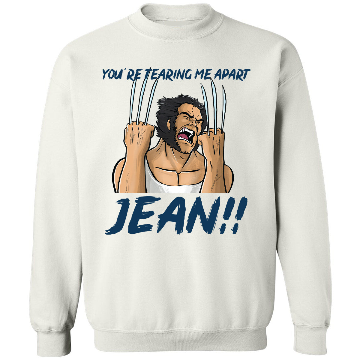 Classic Unisex Sweatshirt - JSCEJCDT - White - 12