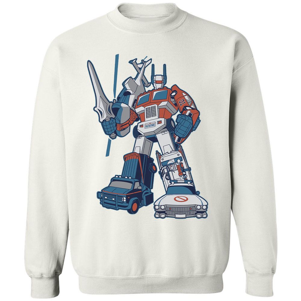 Classic Unisex Sweatshirt - KFD9HWFJ - White - 12