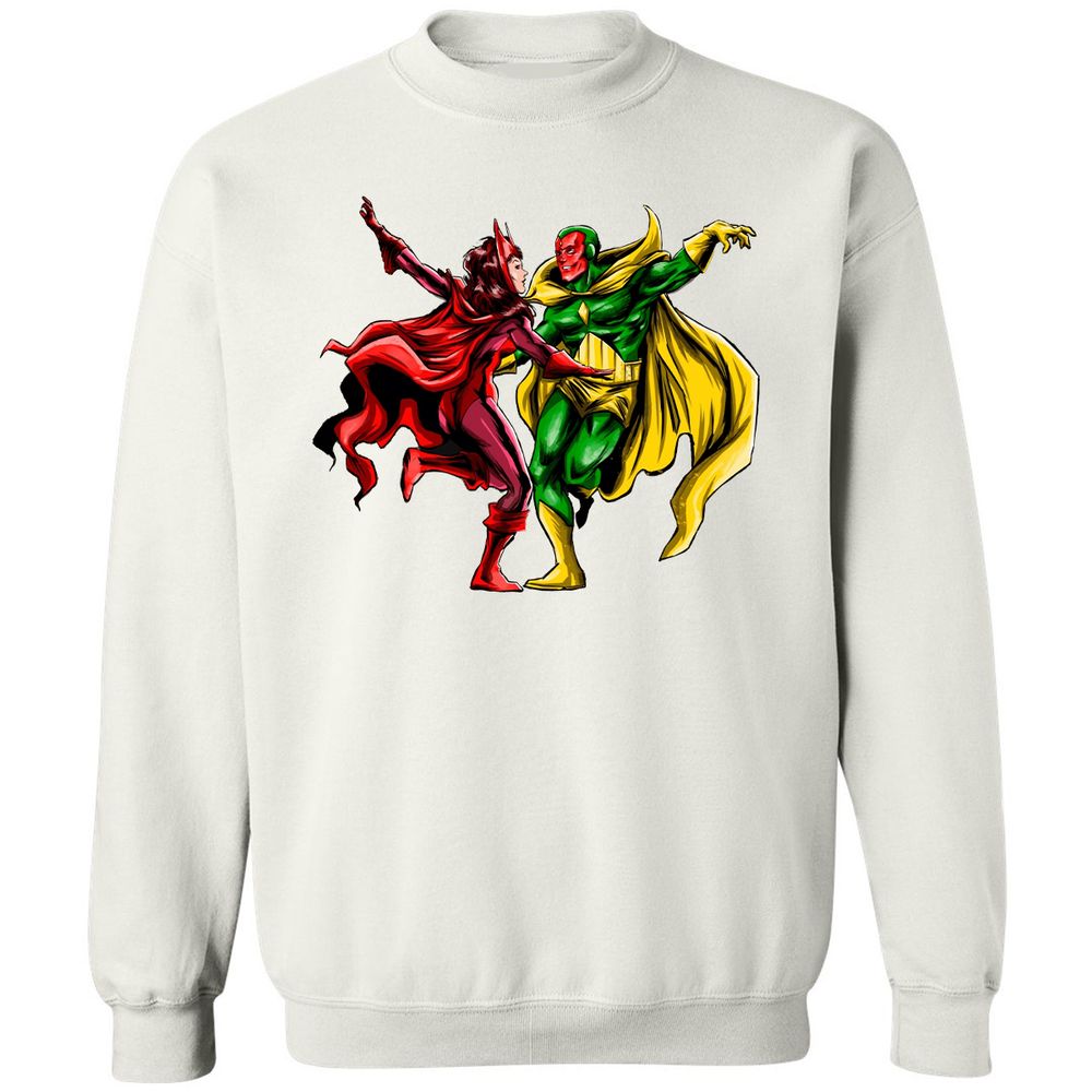 Classic Unisex Sweatshirt - HJU1XZKU - White - 12