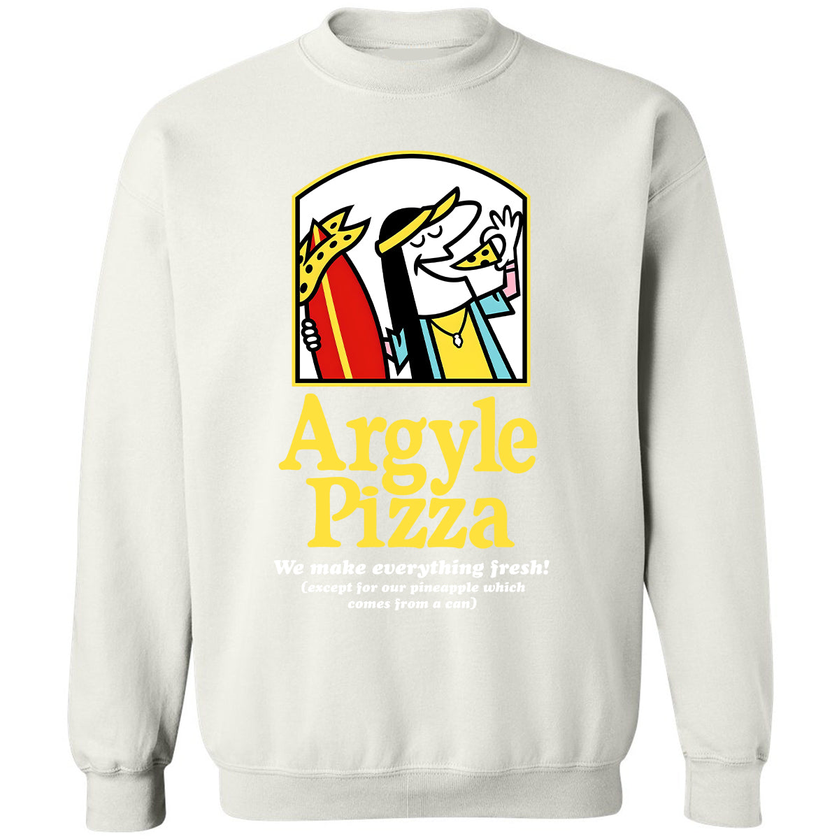 Classic Unisex Sweatshirt - DY5SFYZU - White - 12