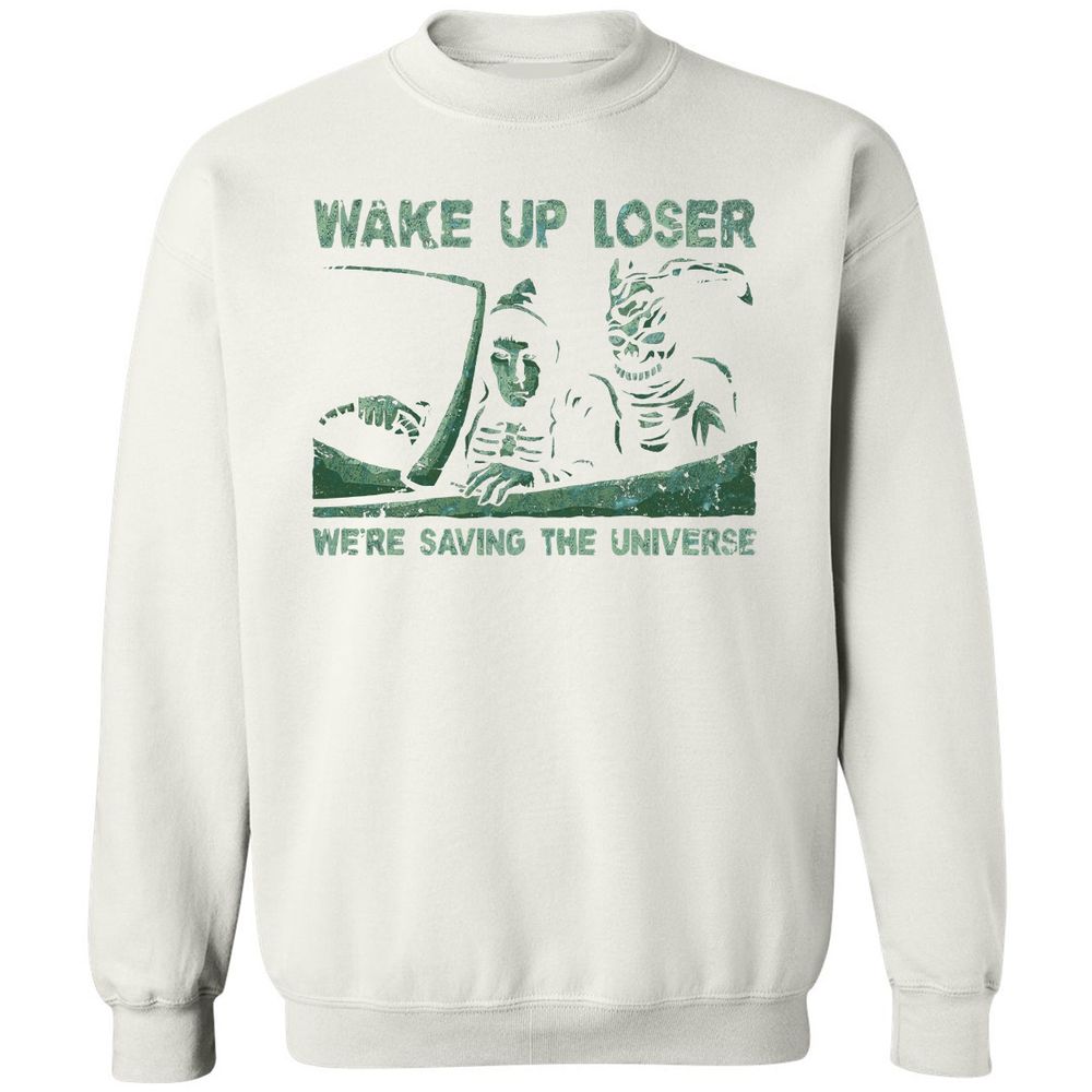 Classic Unisex Sweatshirt - NEVNZQYE - White - 12