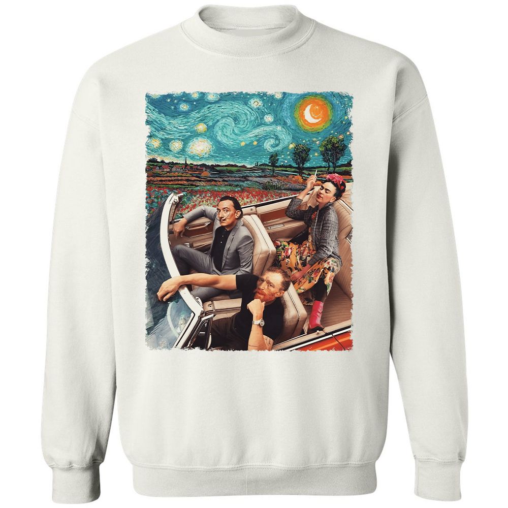 Classic Unisex Sweatshirt - W498J6TY - White - 12
