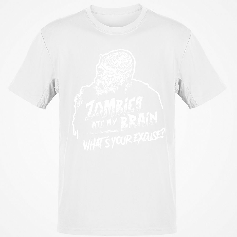 Zombies Ate My Brain - White - 12