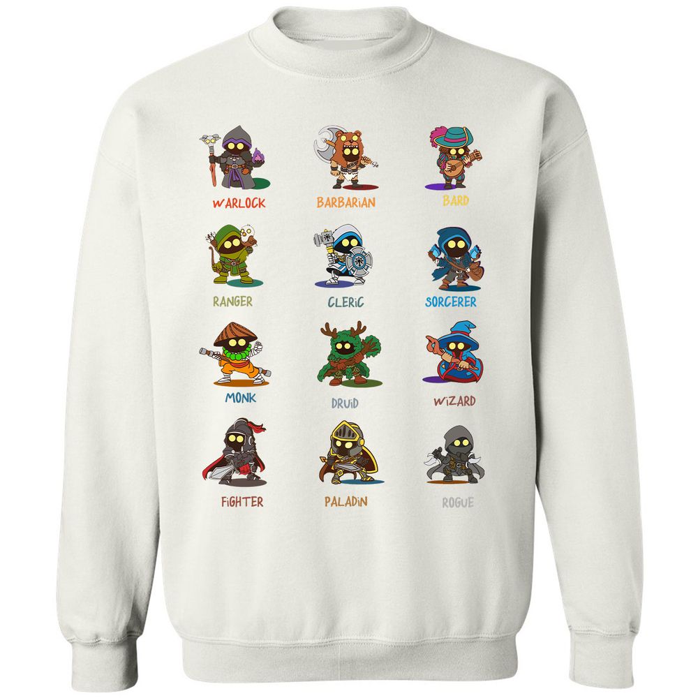 Classic Unisex Sweatshirt - F48C1KBY - White - 12