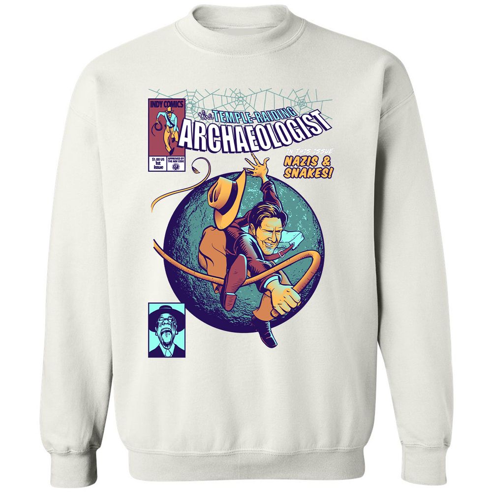 Classic Unisex Sweatshirt - KSLA6QZK - White - 12