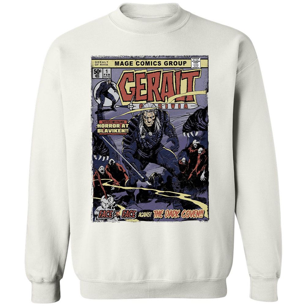Classic Unisex Sweatshirt - QVMH183W - White - 12