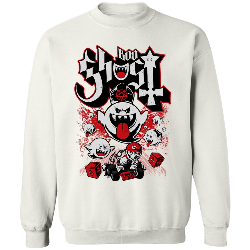 Classic Unisex Sweatshirt - B2Z74X3S - White - 12