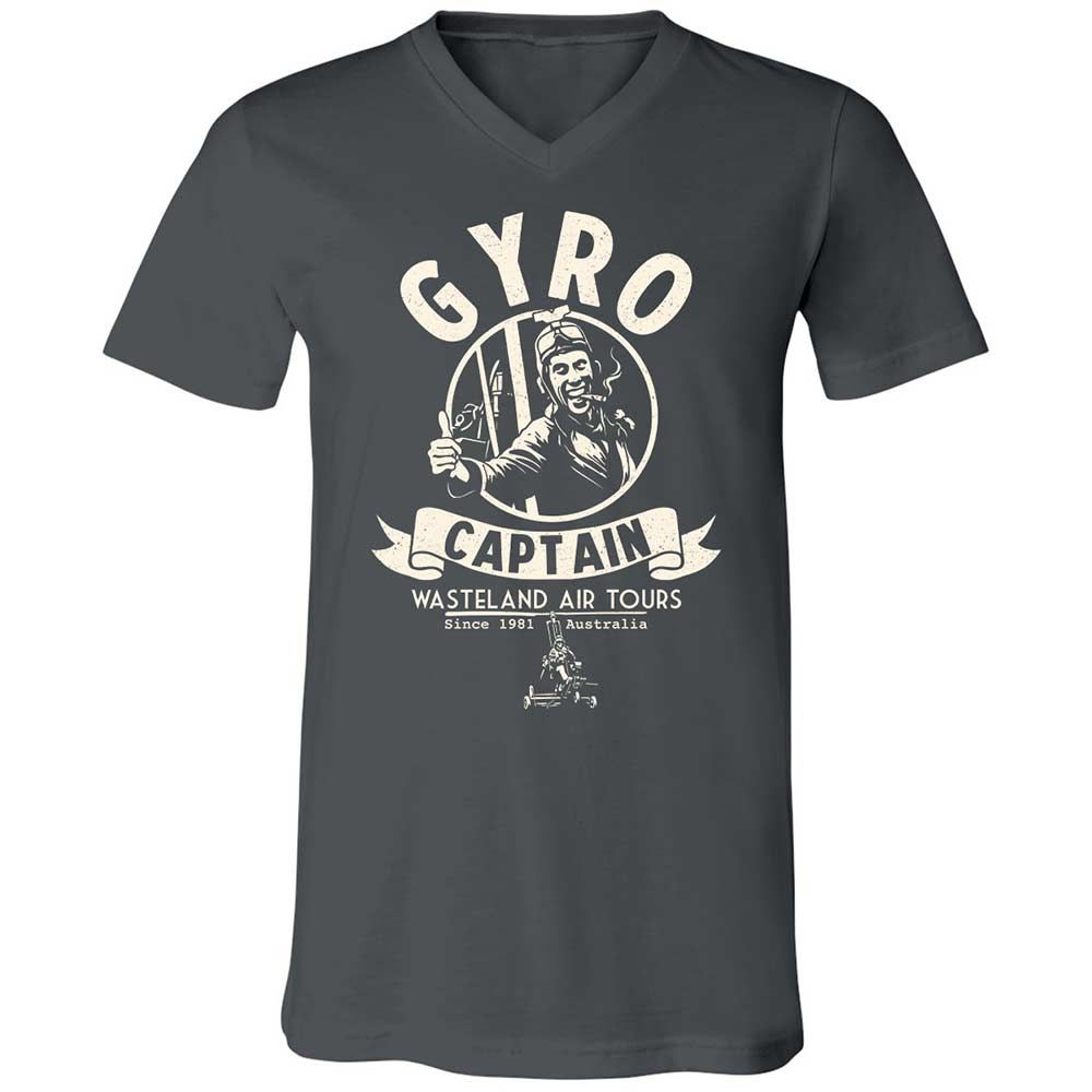 Unisex V-Neck T-Shirt - 7HT5Z46G - Asphalt - 13