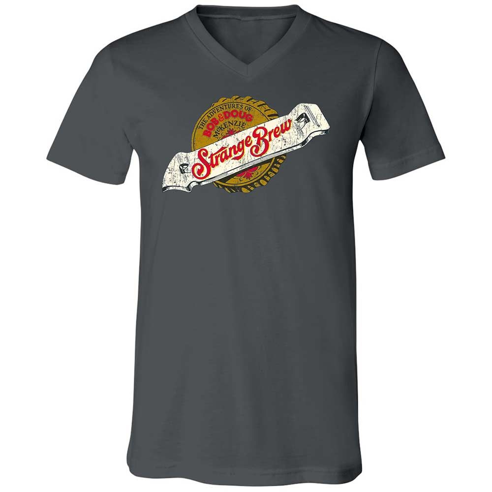 Unisex V-Neck T-Shirt - P4DHA5L4 - Asphalt - 13