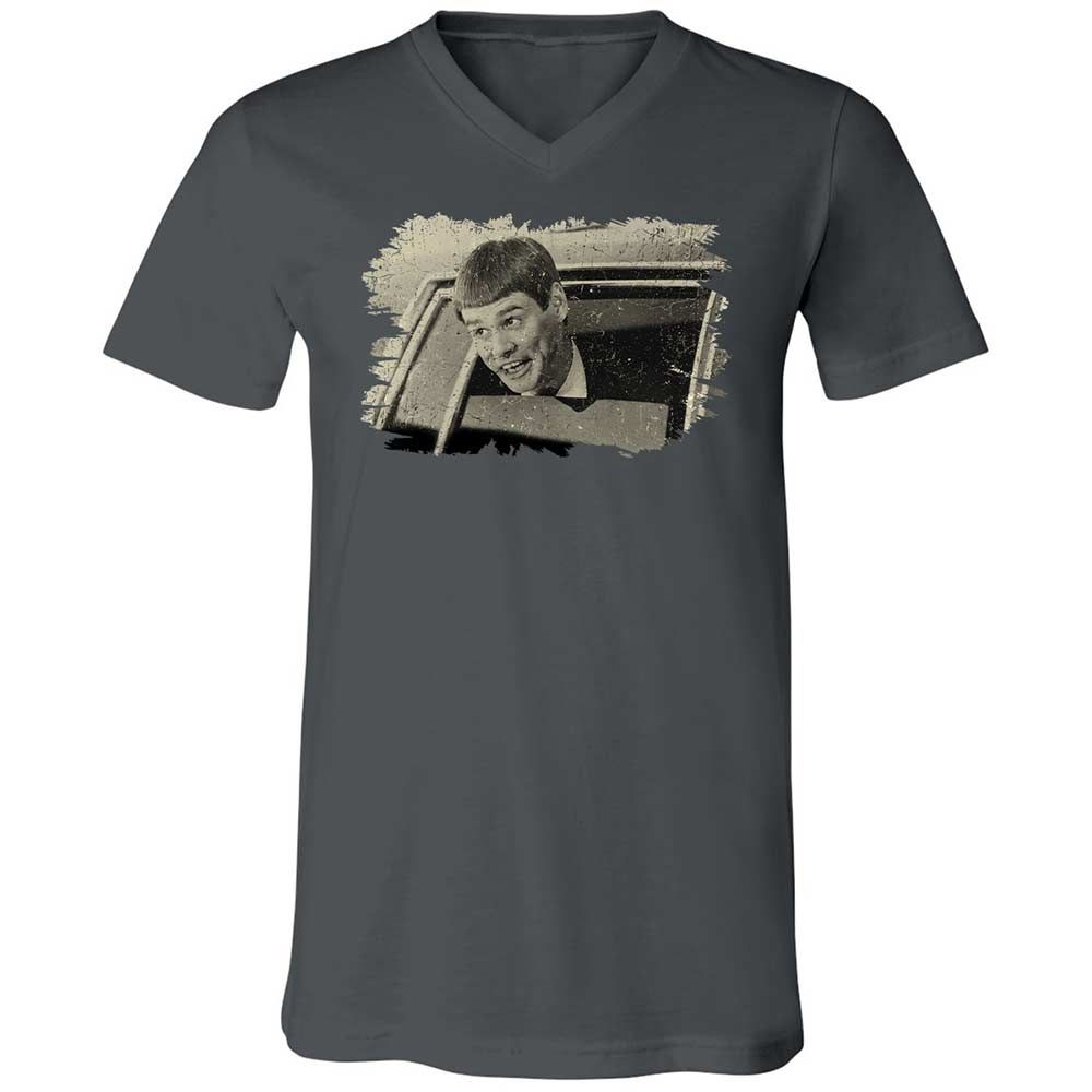 Unisex V-Neck T-Shirt - RSYFSQ8N - Asphalt - 13