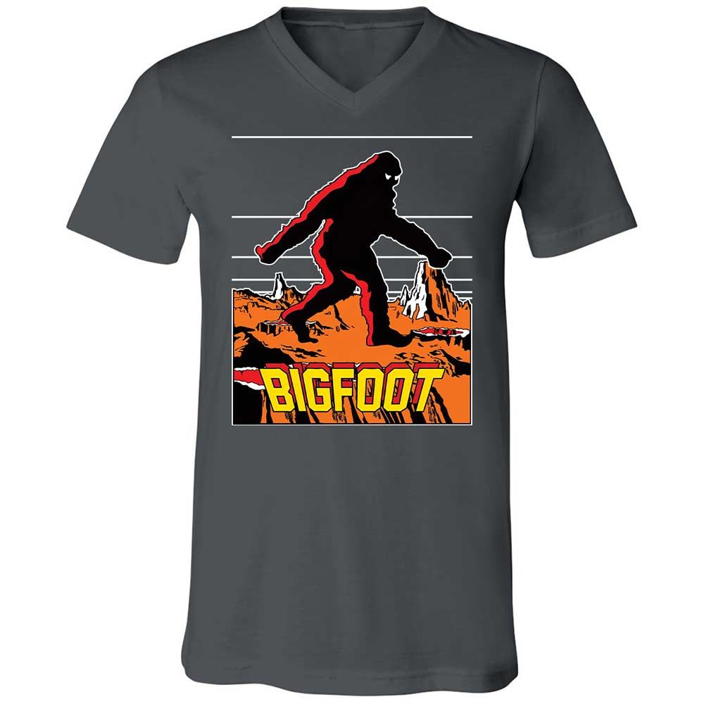 Unisex V-Neck T-Shirt - V5MMYFWM - Asphalt - 13