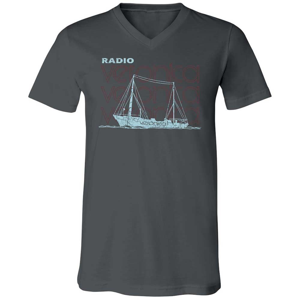 Unisex V-Neck T-Shirt - U833E2CL - Asphalt - 13