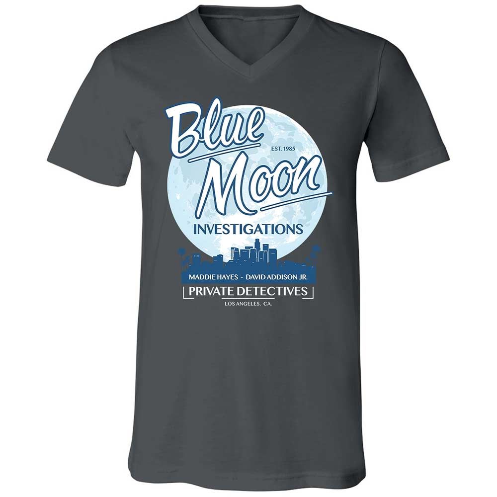 Unisex V-Neck T-Shirt - 6QMGME5T - Asphalt - 13