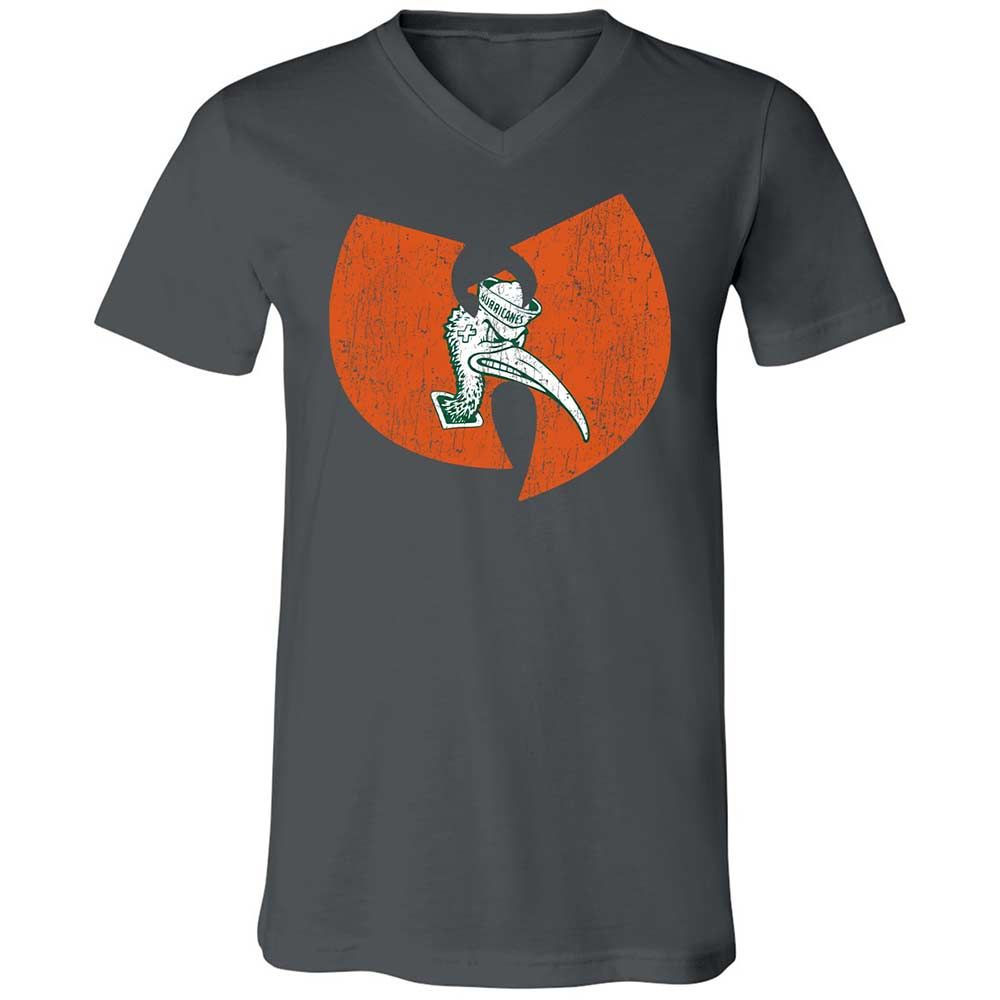 Unisex V-Neck T-Shirt - 664ZFFS9 - Asphalt - 13