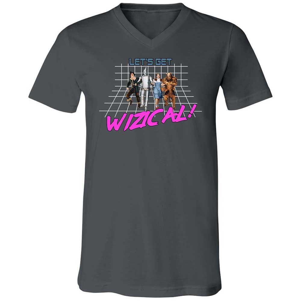Unisex V-Neck T-Shirt - PM9Q4QXW - Asphalt - 13