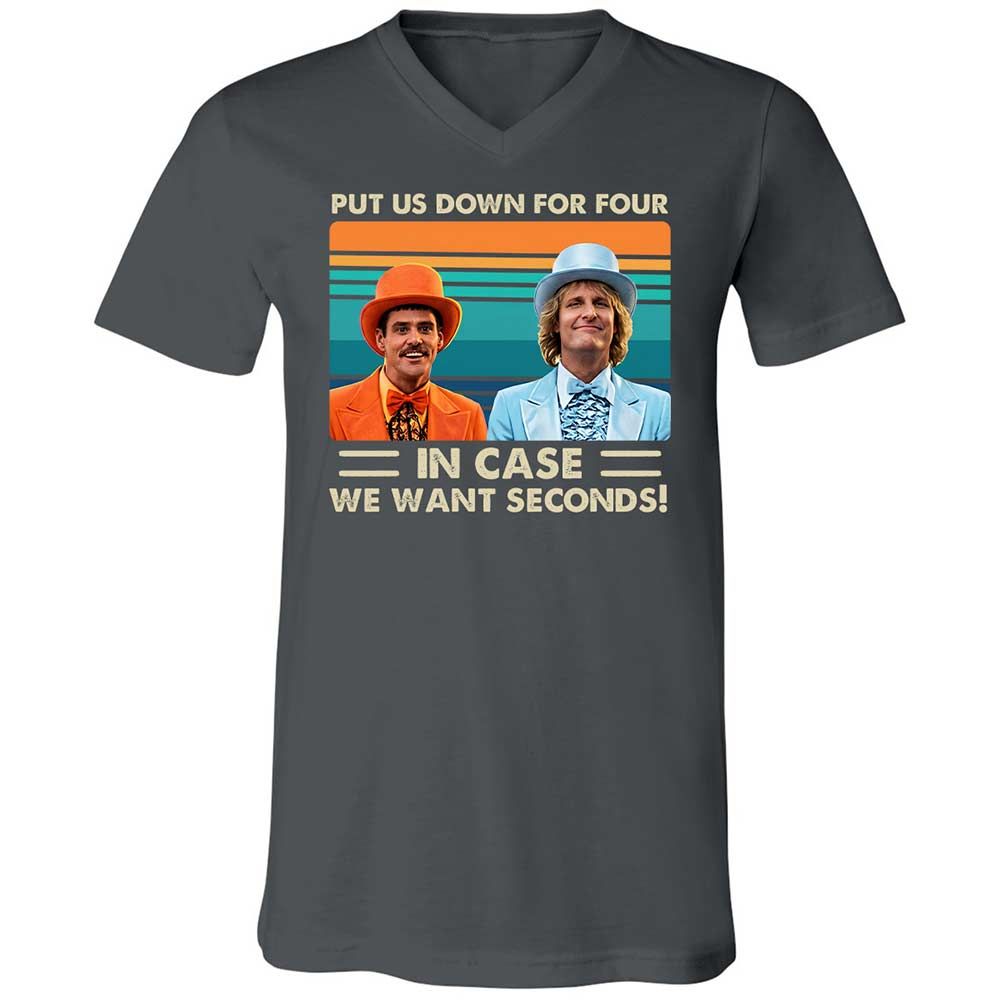 Unisex V-Neck T-Shirt - ARH4ME5V - Asphalt - 13