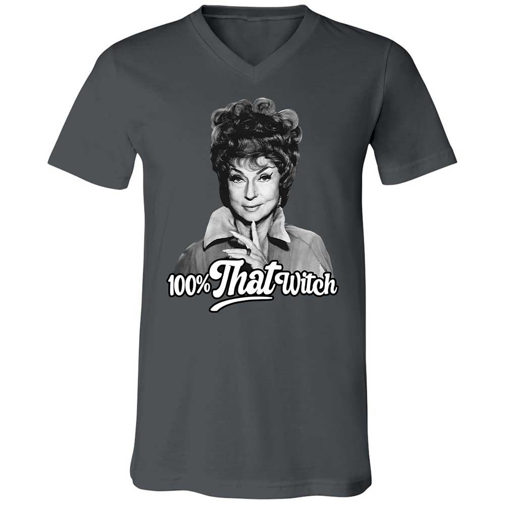 Unisex V-Neck T-Shirt - UNXN1MCS - Asphalt - 13