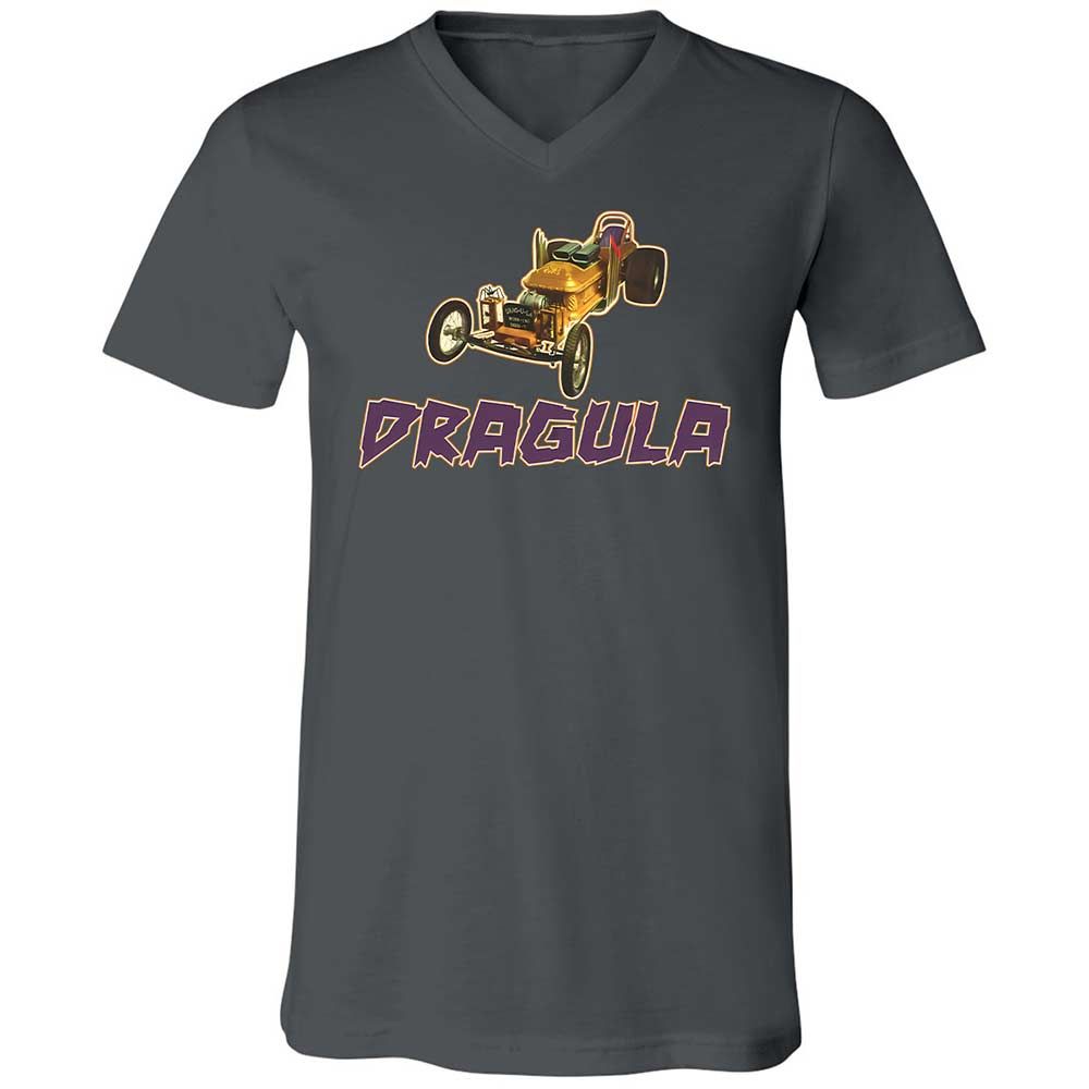 Unisex V-Neck T-Shirt - TTENFMZG - Asphalt - 13