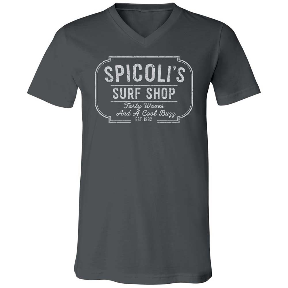 Unisex V-Neck T-Shirt - MDQA8RS1 - Asphalt - 13
