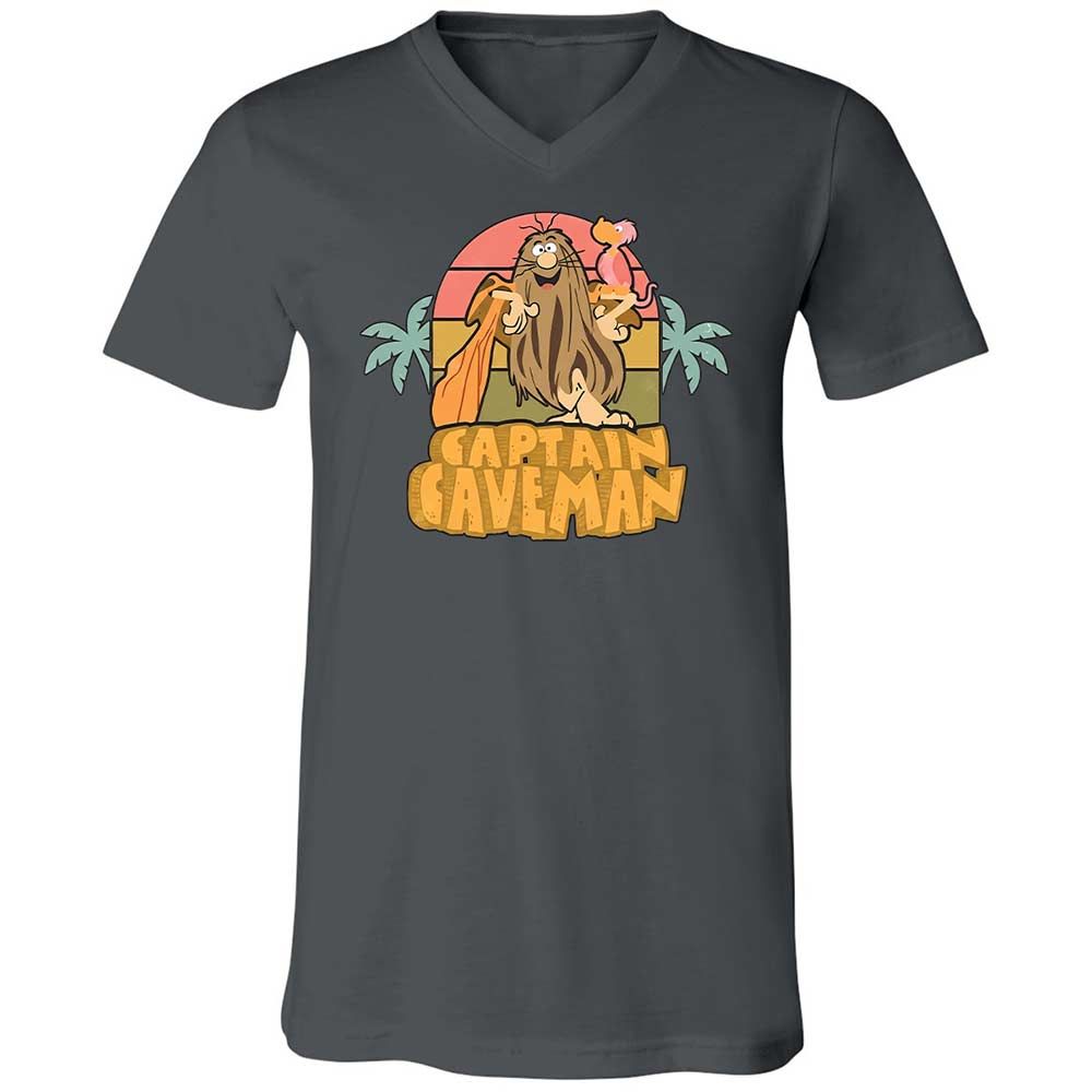 Unisex V-Neck T-Shirt - FFD6YE24 - Asphalt - 13