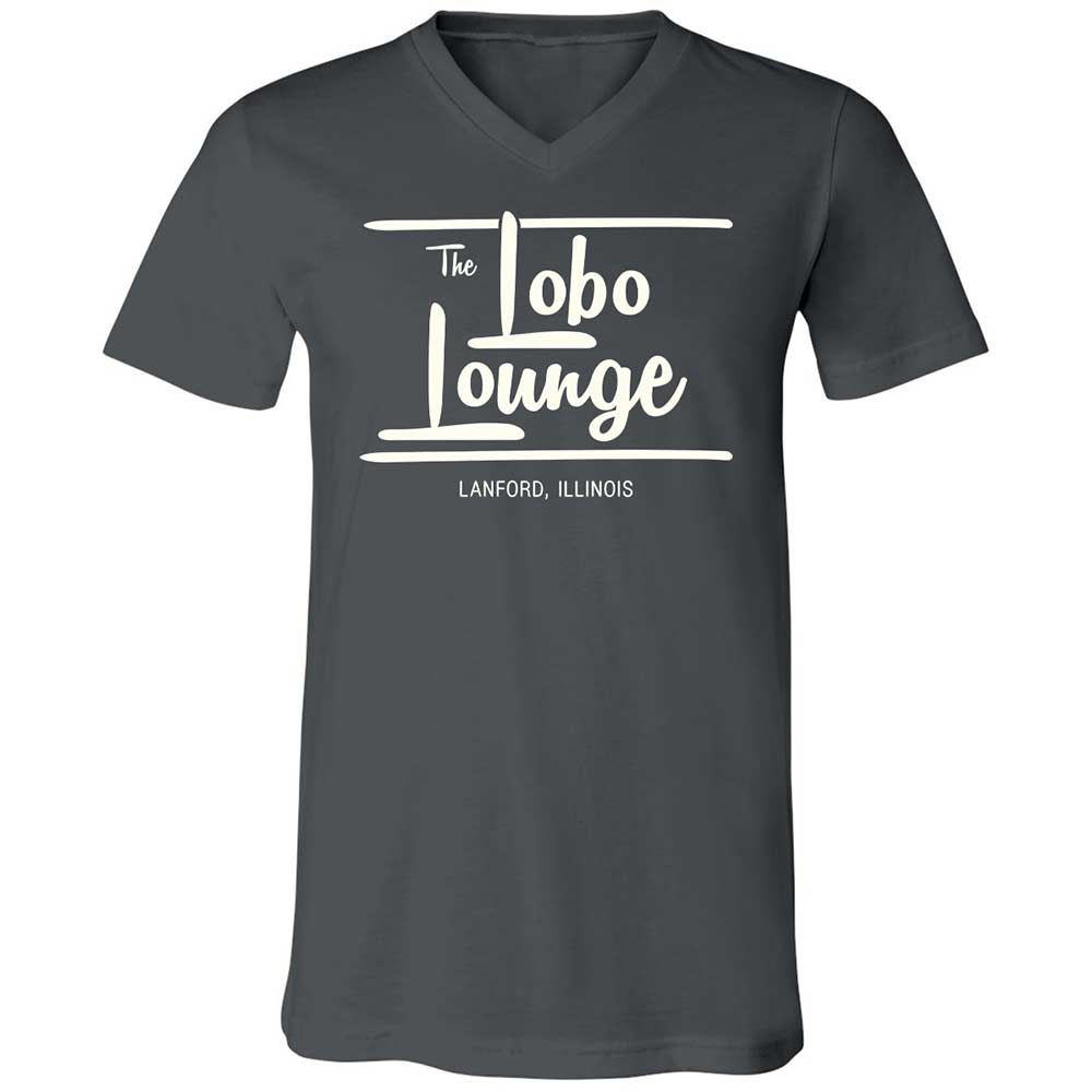 Unisex V-Neck T-Shirt - 6RTNLUAR - Asphalt - 13