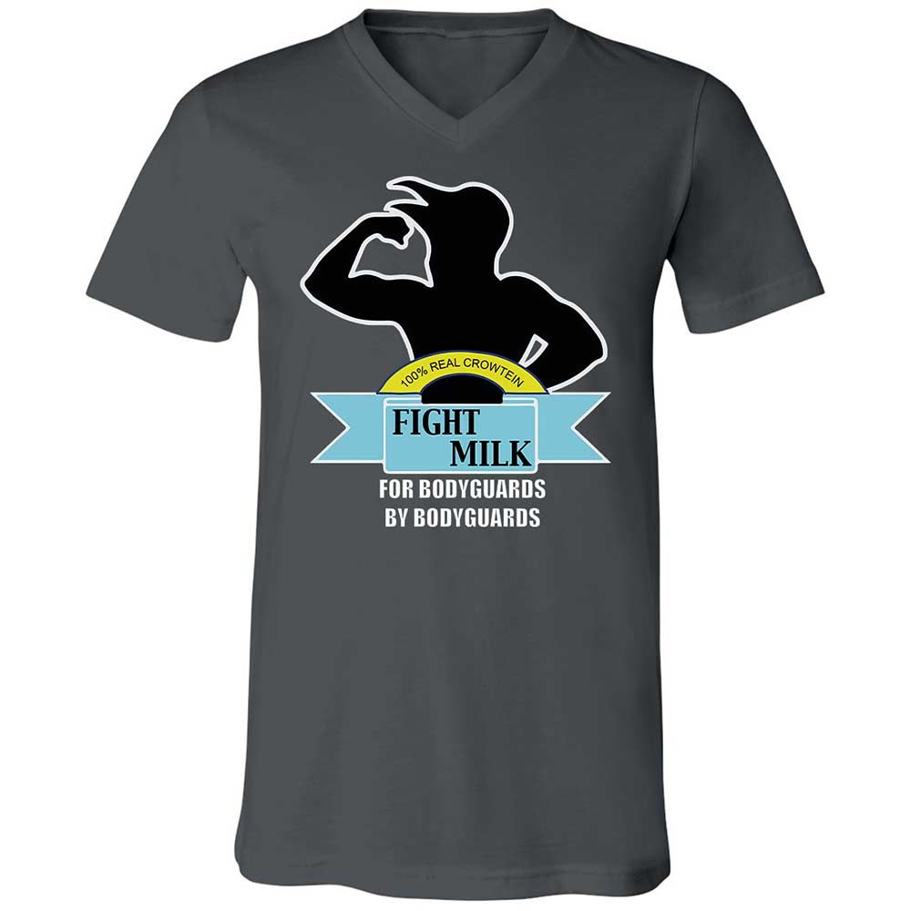 Unisex V-Neck T-Shirt - 6V6AVREN - Asphalt - 13