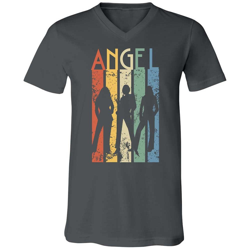 Unisex V-Neck T-Shirt - 33B4YM4W - Asphalt - 13