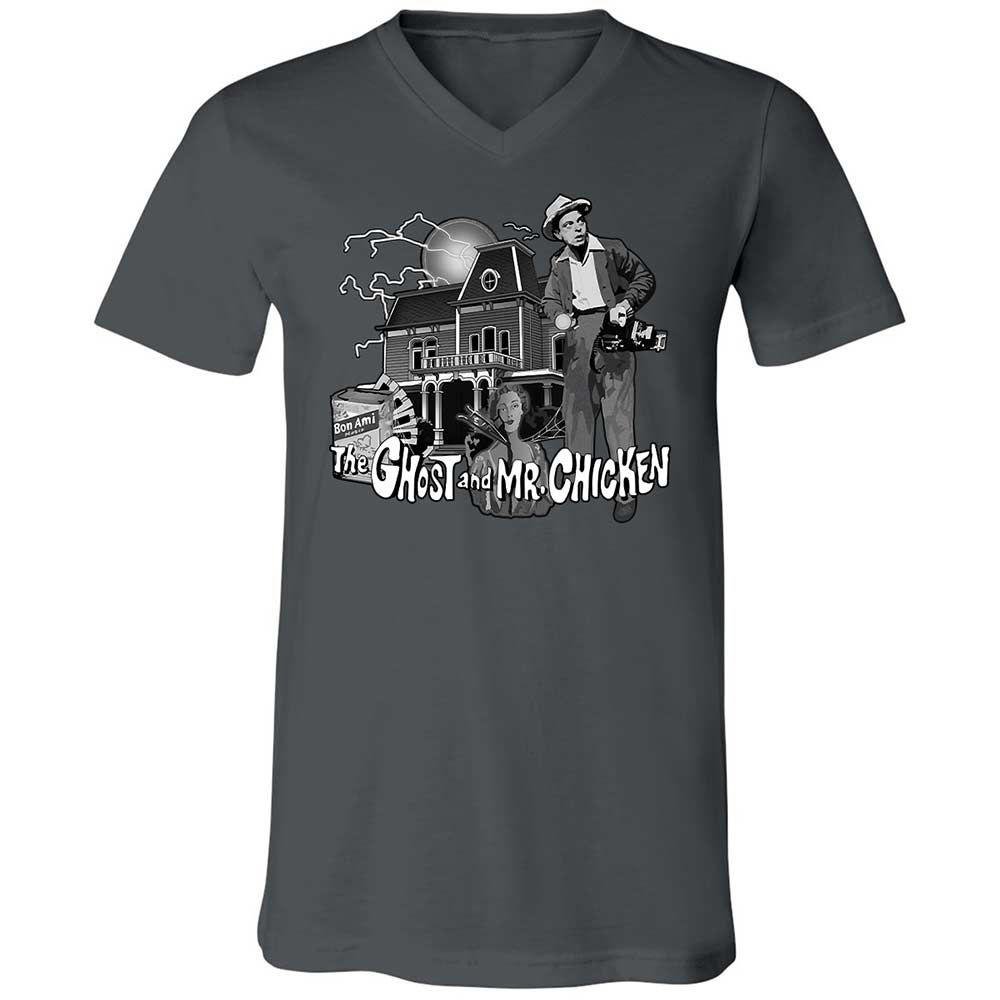 Unisex V-Neck T-Shirt - V928HNGB - Asphalt - 13