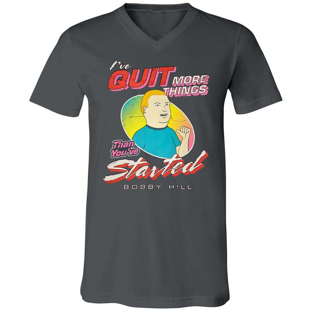 Unisex V-Neck T-Shirt - NXDHJFKH - Asphalt - 13