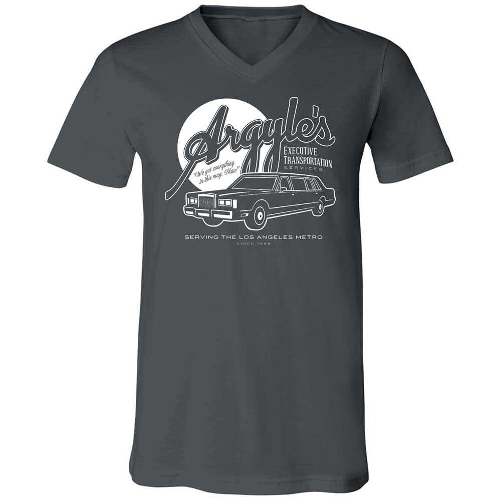 Unisex V-Neck T-Shirt - X8EWZHY6 - Asphalt - 13