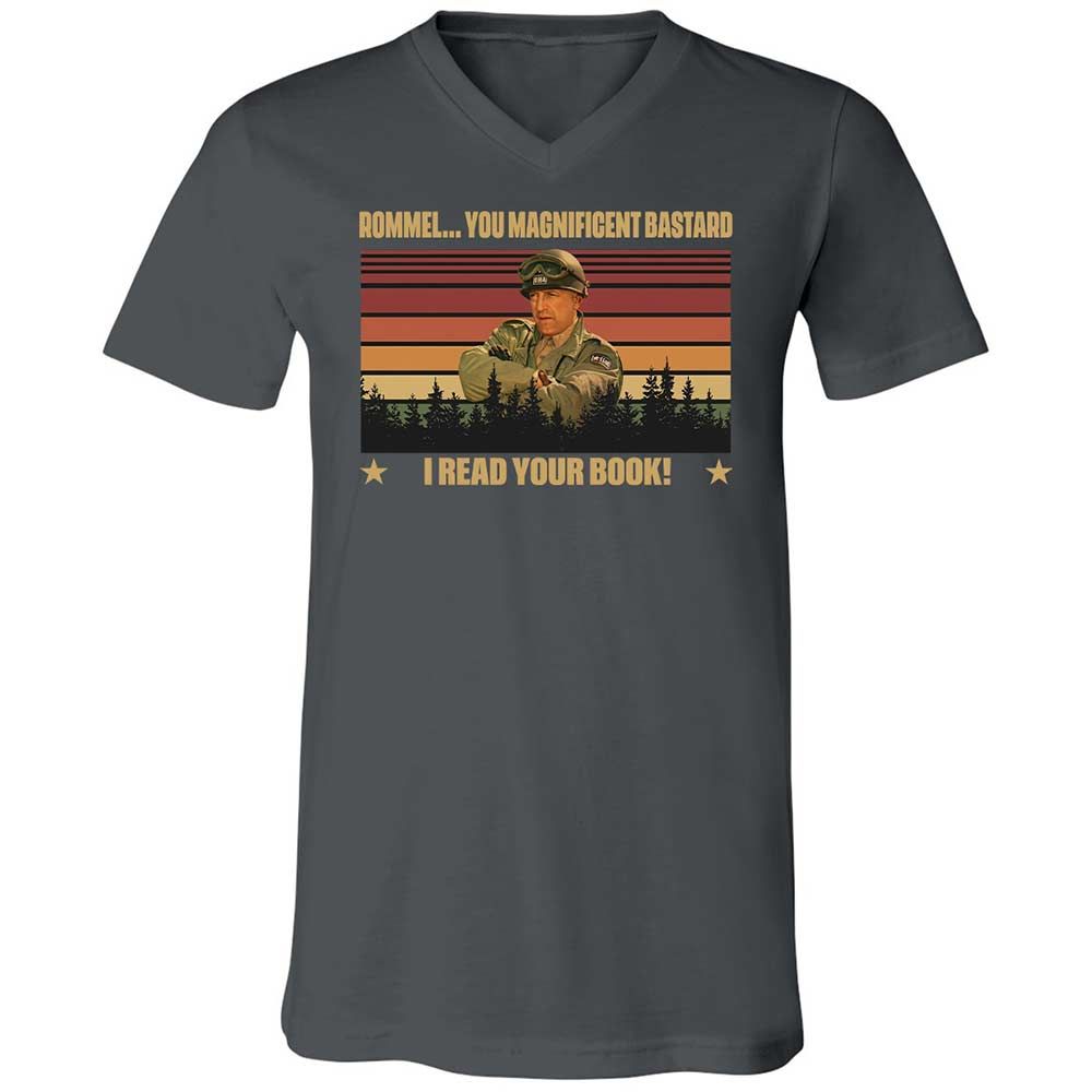 Unisex V-Neck T-Shirt - RA5WNKBZ - Asphalt - 13