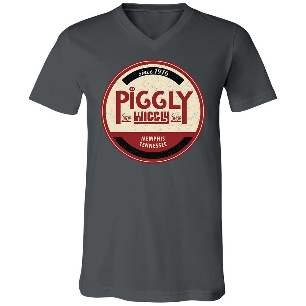Unisex V-Neck T-Shirt - D22QG6GA - Asphalt - 13