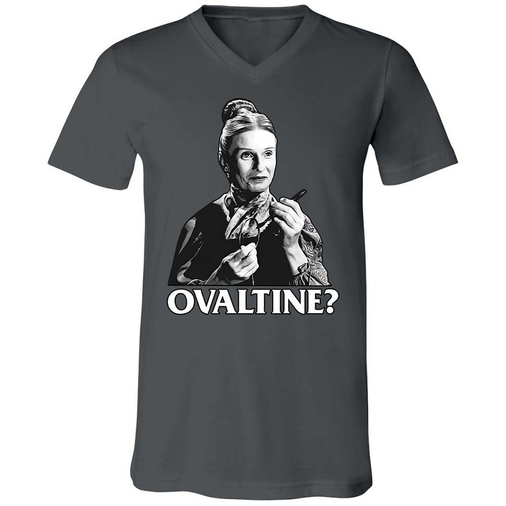 Unisex V-Neck T-Shirt - TSAKD8X9 - Asphalt - 13