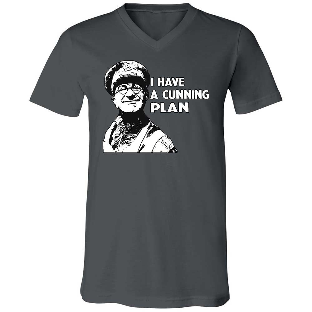 Unisex V-Neck T-Shirt - W3PSPYSB - Asphalt - 13