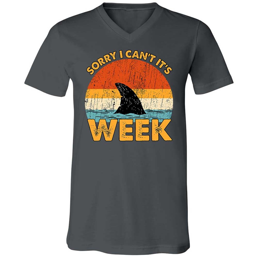 Unisex V-Neck T-Shirt - QJEEKSTK - Asphalt - 13