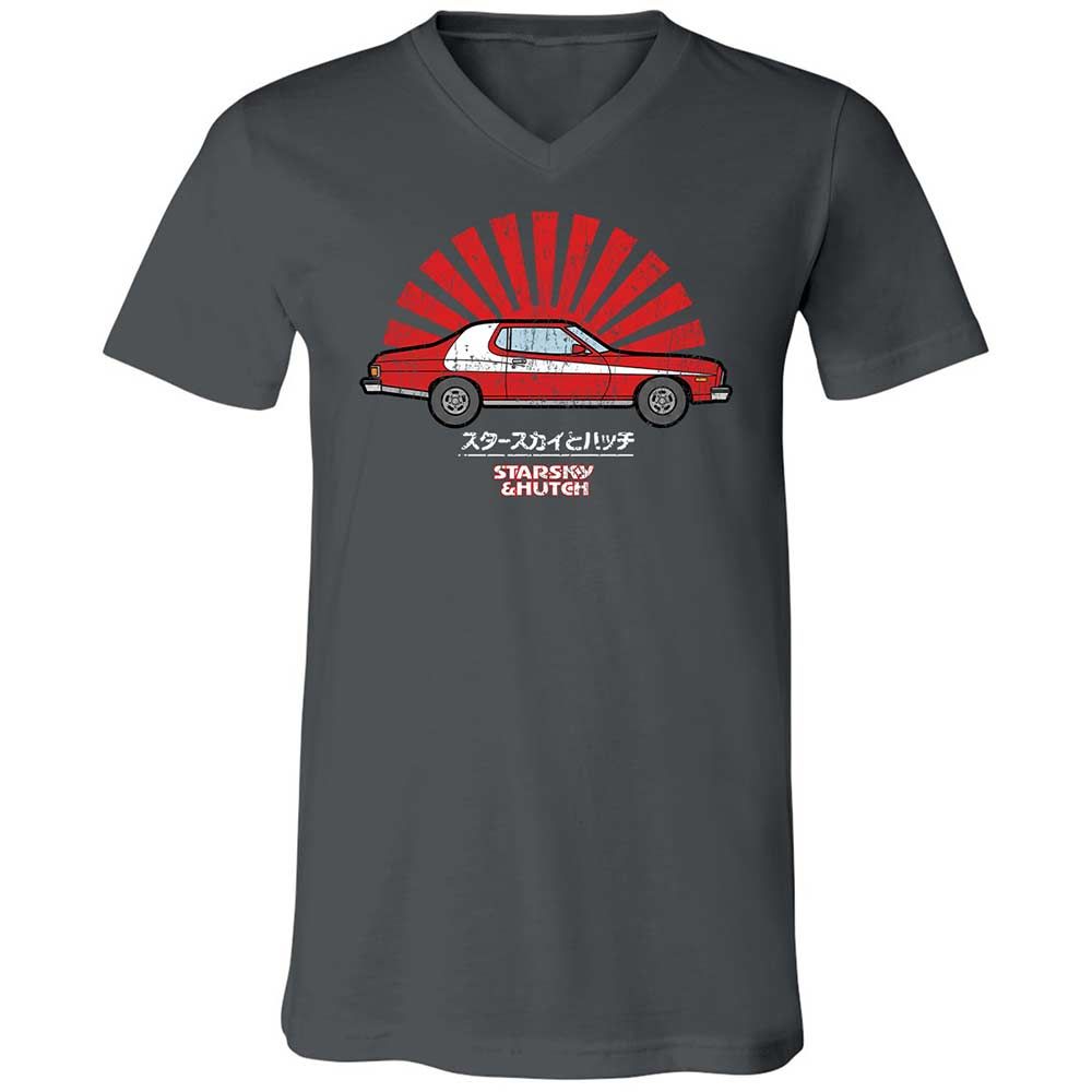 Unisex V-Neck T-Shirt - FJJEH39A - Asphalt - 13