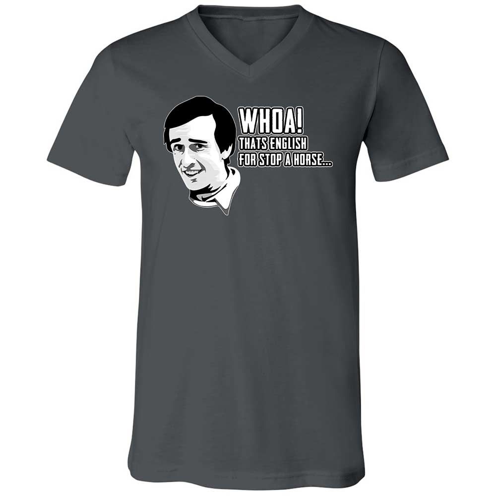 Unisex V-Neck T-Shirt - Z1CLFRU4 - Asphalt - 13
