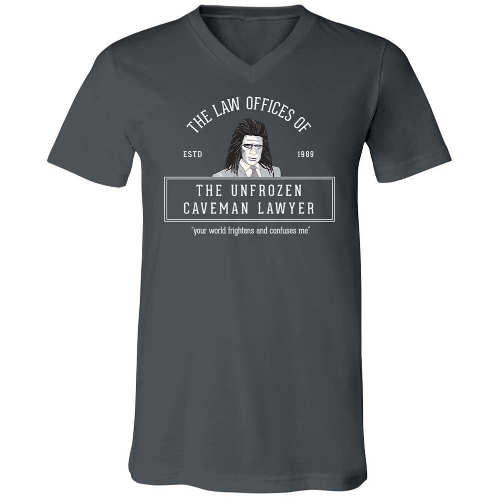 Unisex V-Neck T-Shirt - DPHS861J - Asphalt - 13