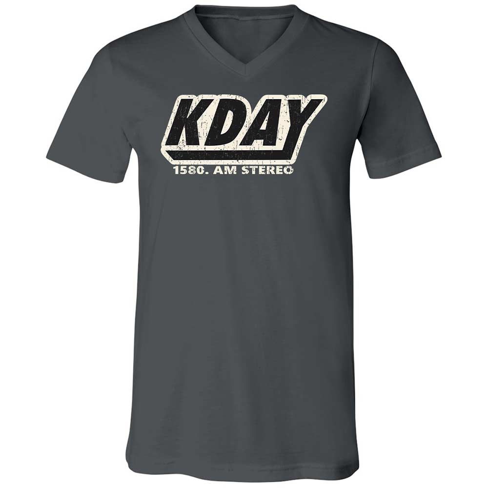Unisex V-Neck T-Shirt - UAZ3KZF6 - Asphalt - 13