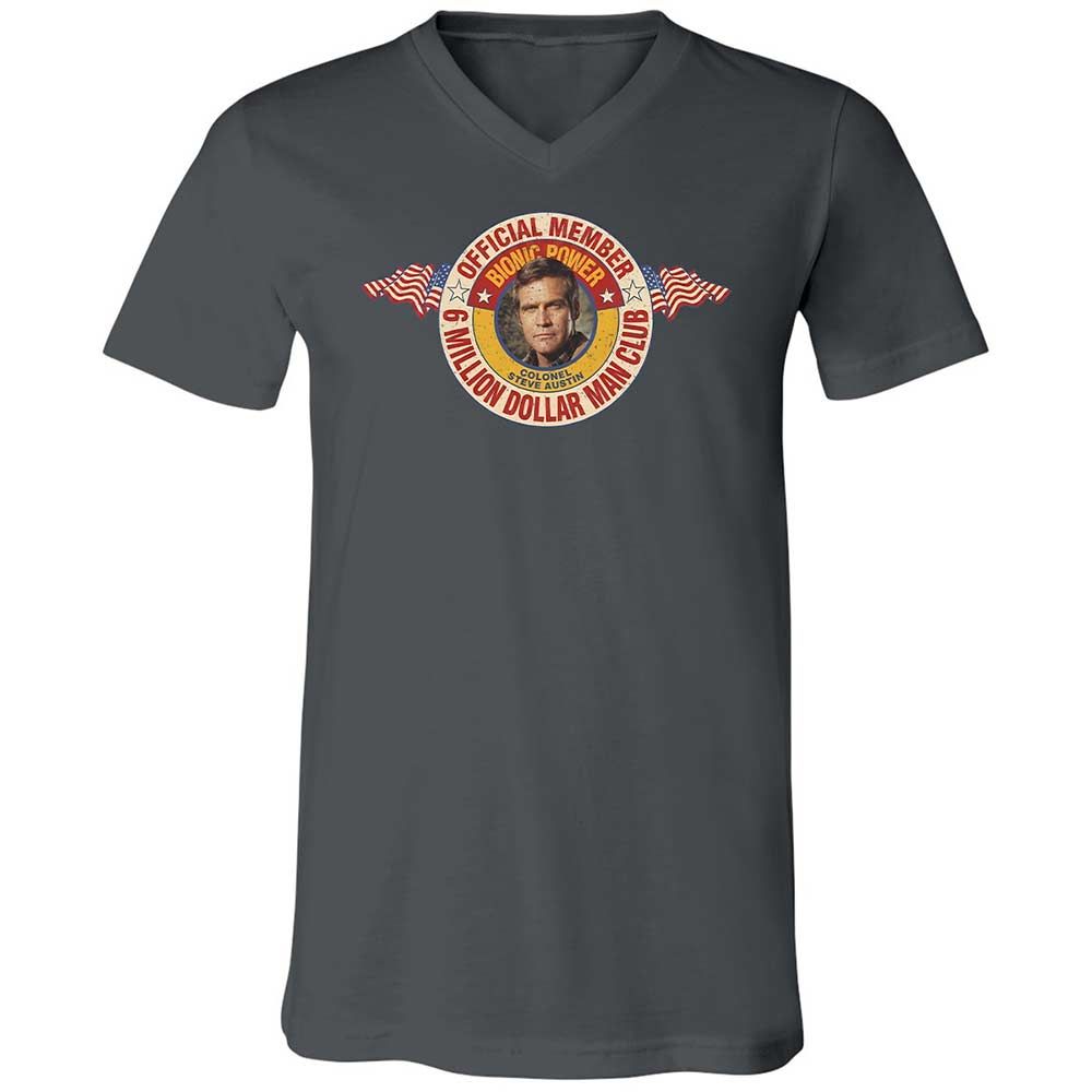Unisex V-Neck T-Shirt - ER8ULAD9 - Asphalt - 13