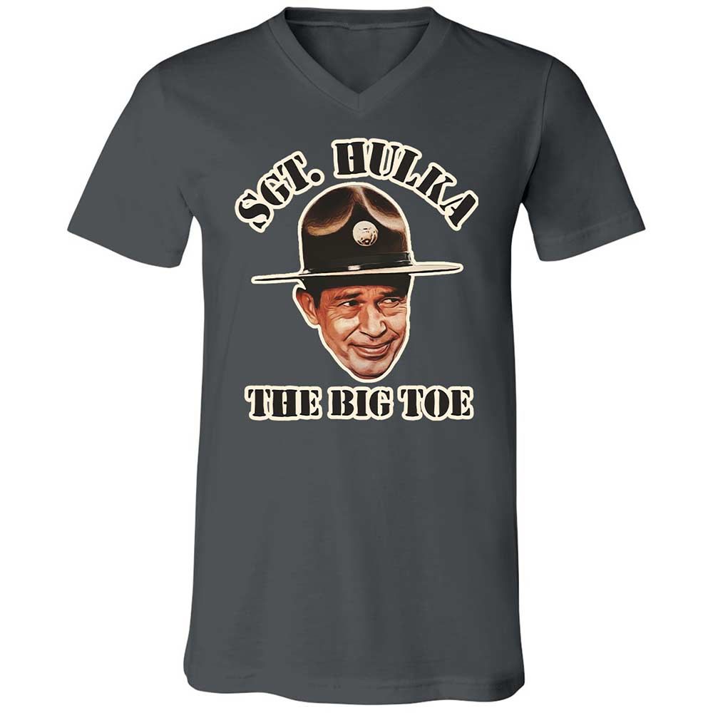 Unisex V-Neck T-Shirt - B6DQ6KN5 - Asphalt - 13