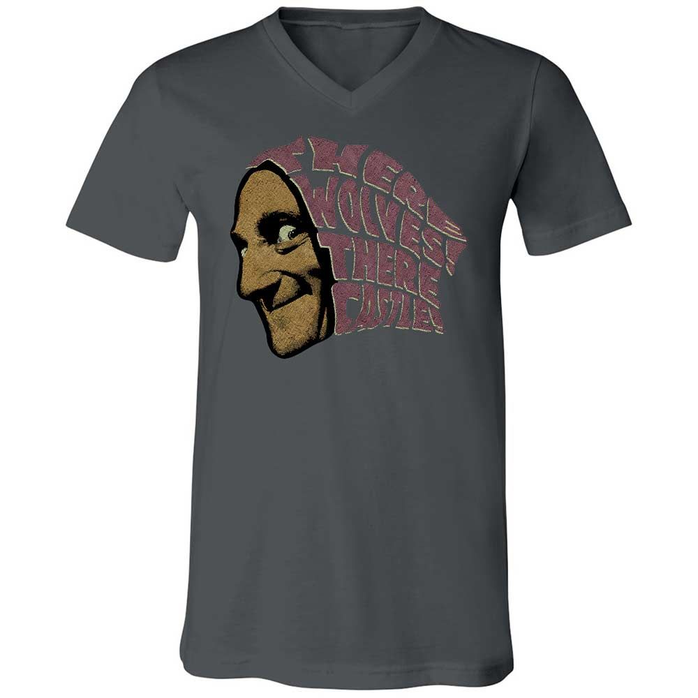 Unisex V-Neck T-Shirt - 8KGJX2QM - Asphalt - 13
