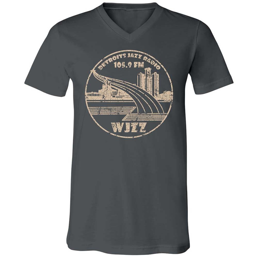 Unisex V-Neck T-Shirt - 7NWAS2FT - Asphalt - 13