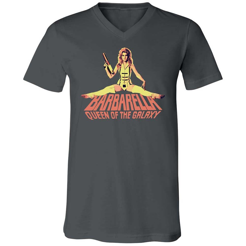 Unisex V-Neck T-Shirt - B485ZA3H - Asphalt - 13