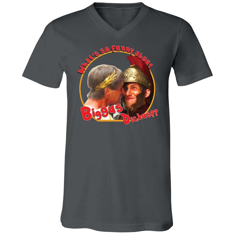 Unisex V-Neck T-Shirt - SU4ERRCC - Asphalt - 13